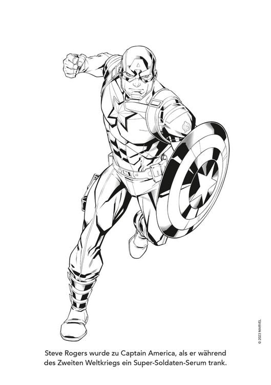 Produktbild: Marvel Avengers: Helden zum Ausmalen