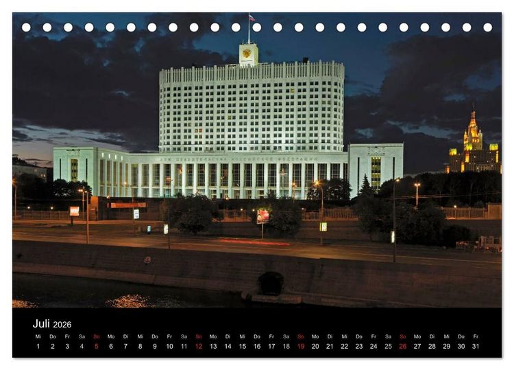 Produktbild: Moskau (Tischkalender 2026 DIN A5 quer), CALVENDO Monatskalender