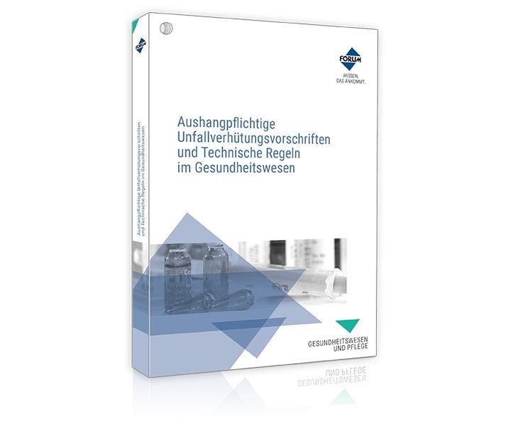 Produktbild: Aushangpflichtige Unfallverh&uuml;tungsvorschriften und Technische Regeln im Gesundheitswesen