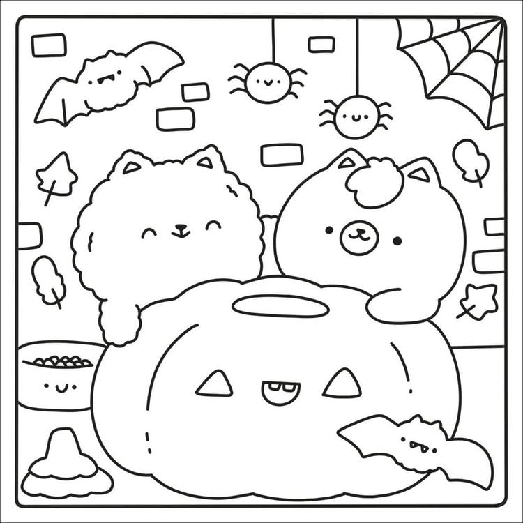 Produktbild: Cute & Cozy Coloring - Spooky