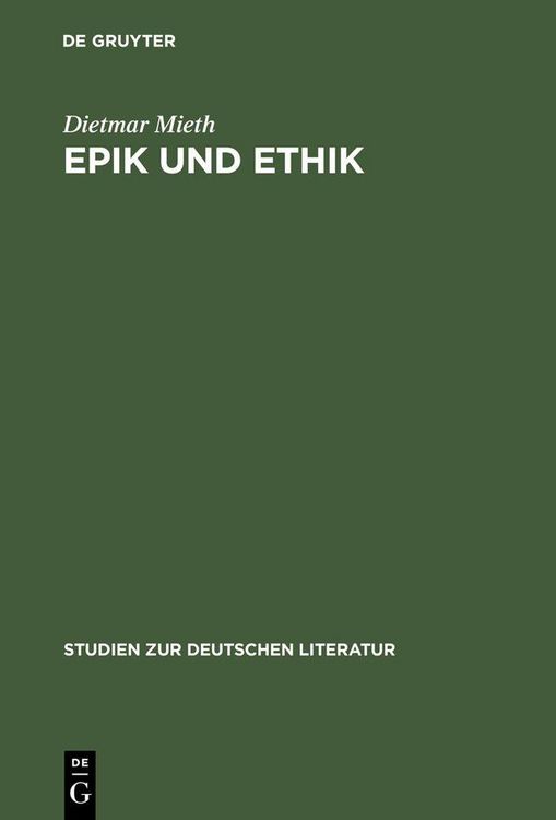 Produktbild: Epik und Ethik