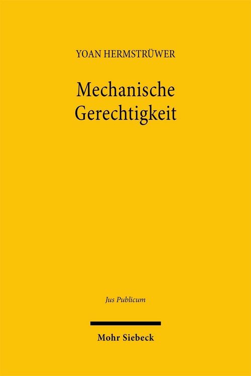 Produktbild: Mechanische Gerechtigkeit