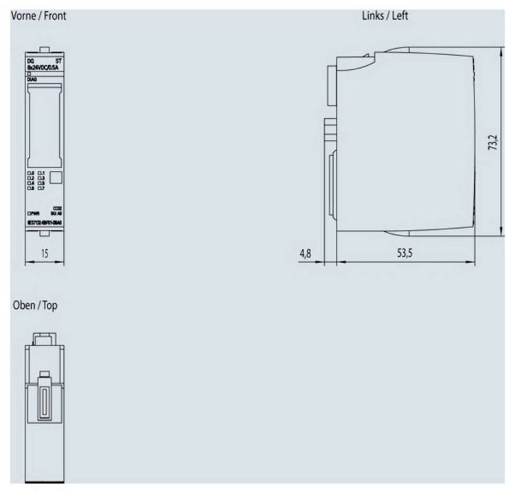 Produktbild: Siemens 6ES7132-6BF01-0BA0 6ES71326BF010BA0 SPS-Ausgangs-Modul