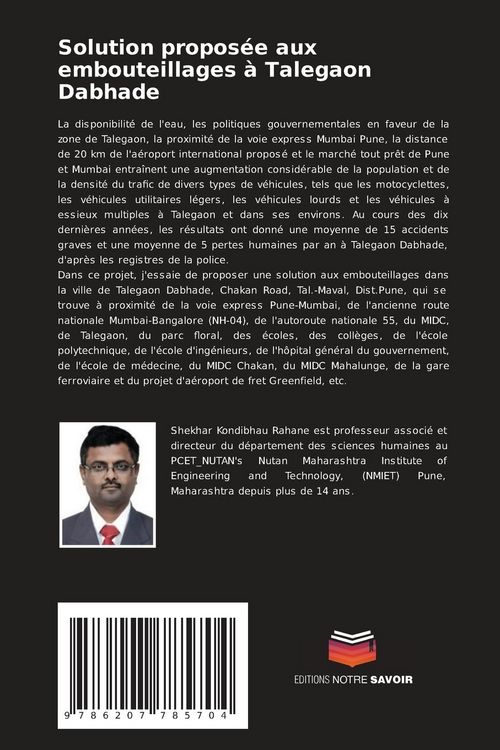 Produktbild: Solution propos&eacute;e aux embouteillages &agrave; Talegaon Dabhade