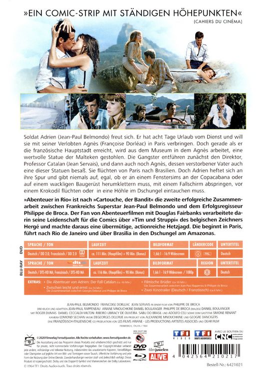 Produktbild: Abenteuer in Rio - Special Edition Mediabook (+ DVD) (Filmjuwelen)