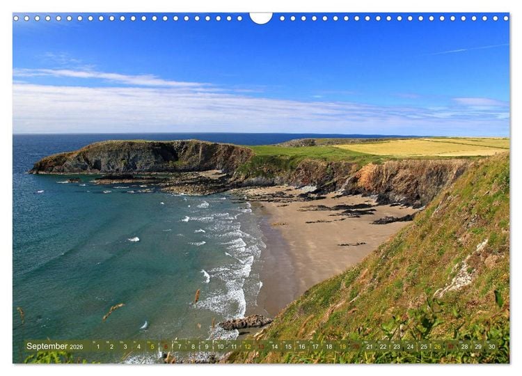 Produktbild: Naturwunder Wales (Wandkalender 2026 DIN A3 quer), CALVENDO Monatskalender