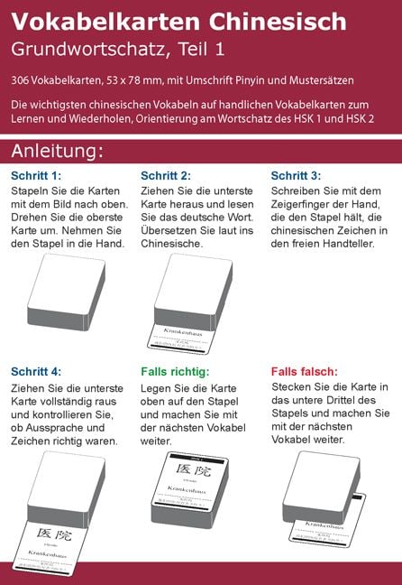 Produktbild: Vokabelkarten Chinesisch