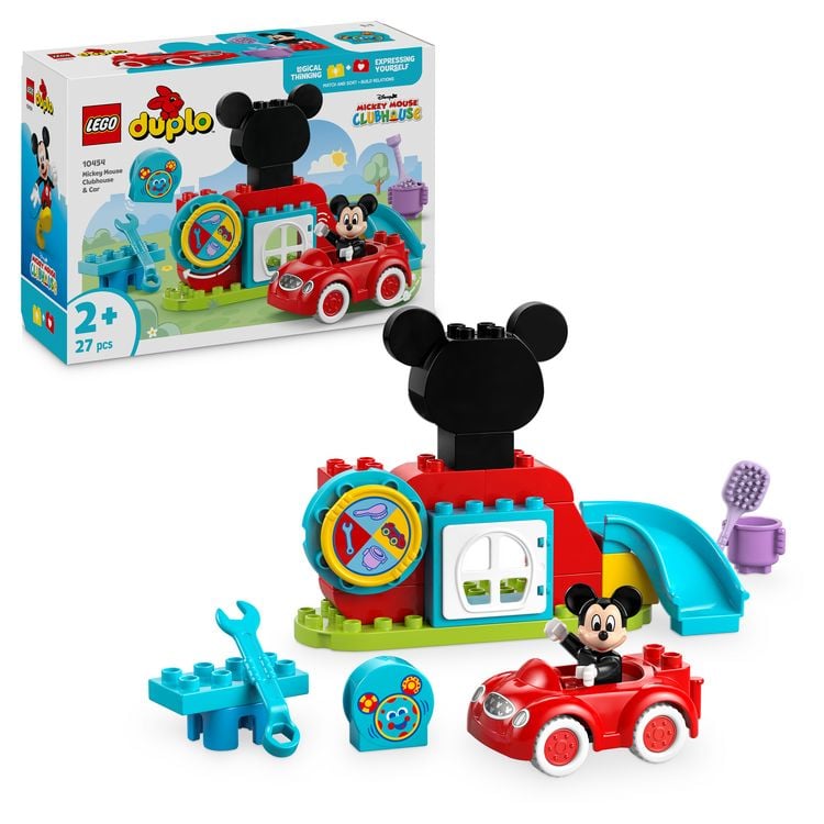 Produktbild: LEGO DUPLO | Disney Mickey Mouse Clubhouse & Car Set 10454