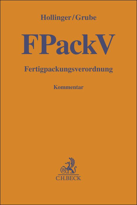 Produktbild: Fertigpackungsverordnung. FPackV