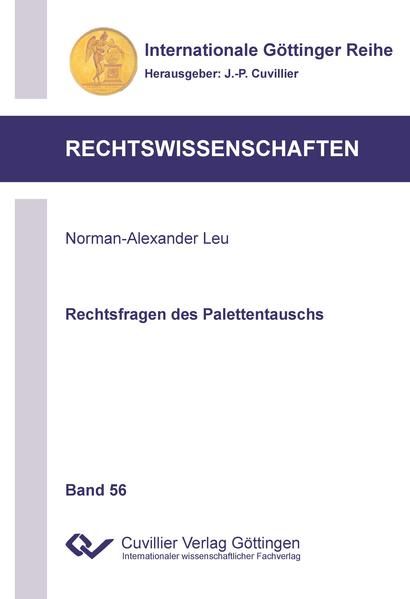 Produktbild: Rechtsfragen des Palettentauschs