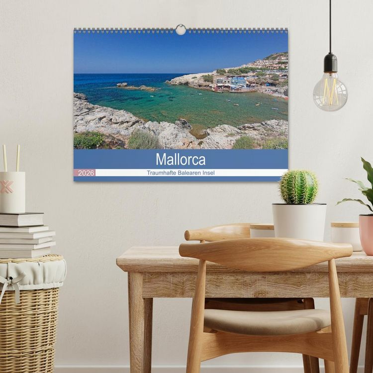 Produktbild: Mallorca - Traumhafte Balearen Insel (Wandkalender 2026 DIN A3 quer), CALVENDO Monatskalender