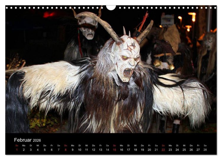 Produktbild: Perchten 2026 (Wandkalender 2026 DIN A3 quer), CALVENDO Monatskalender