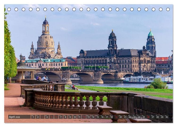 Produktbild: Dream destinations around the world (Desk Calendar 2026 DIN A5 landscape), CALVENDO 12 Month DeskCalendar