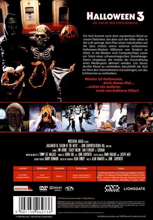 ハロウィンⅢ ハロウィン3 DVD Amazon.co.jp: ハロウィンIII [DVD] : トム・アトキンス, トミー