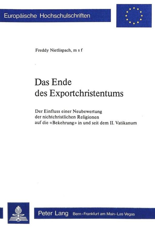 Produktbild: Das Ende des Exportchristentums