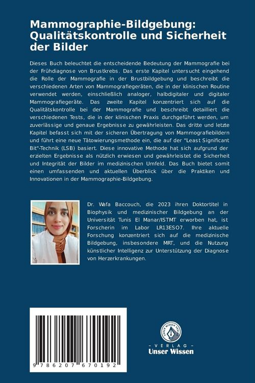 Produktbild: Mammographie-Bildgebung: Qualit&auml;tskontrolle und Sicherheit der Bilder