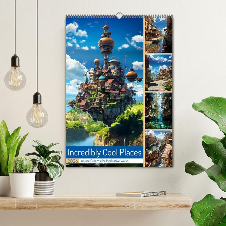 Produktbild: Incredibly Cool Places (Wall Calendar 2026 DIN A2 portrait), CALVENDO 12 Month Wall Calendar