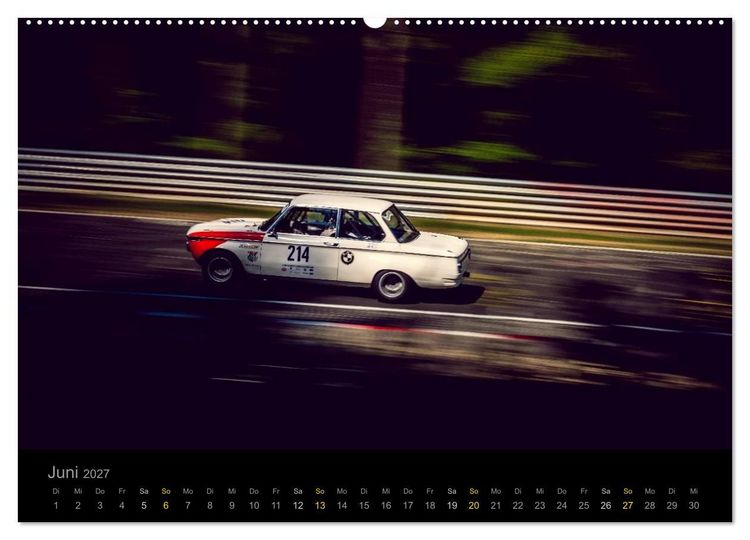 Produktbild: Classic BMW Racing (Wandkalender 2027 DIN A2 quer), CALVENDO Monatskalender