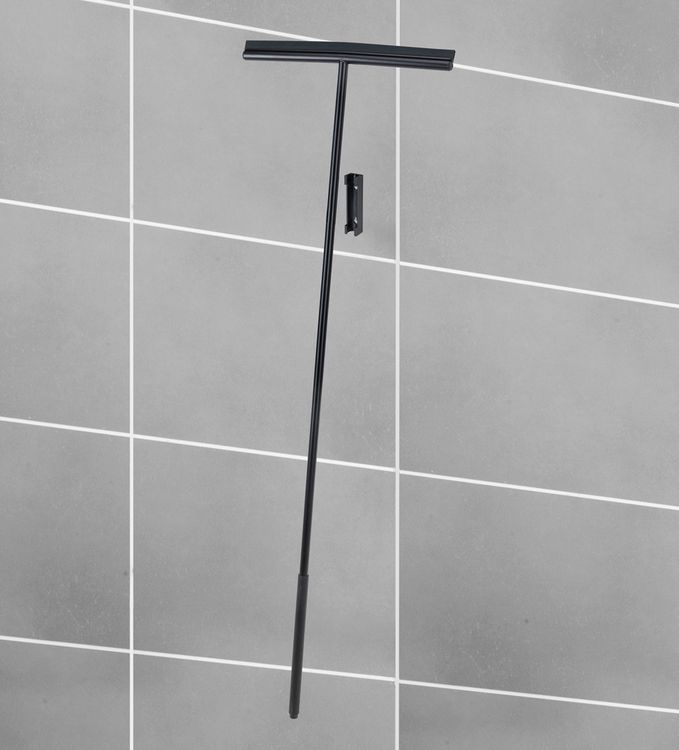 Produktbild: Edelstahl Boden-und Fensterwischer Mod. Rosole Schwarz, 40 cm Wischbreite
