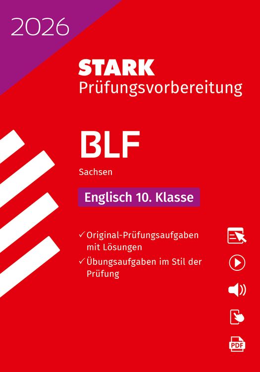 Produktbild: STARK Englisch 10. Klasse - BLF Gymnasium 2026 Sachsen - Prüfungsvorbereitung