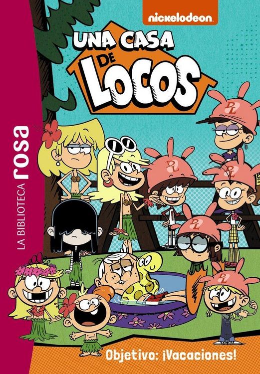 Produktbild: Biblioteca rosa. Una casa de locos, 4. Objetivo &iexcl;vacaciones!