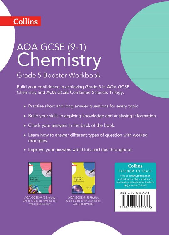 Produktbild: AQA GCSE CHEMISTRY G5 BOOWB