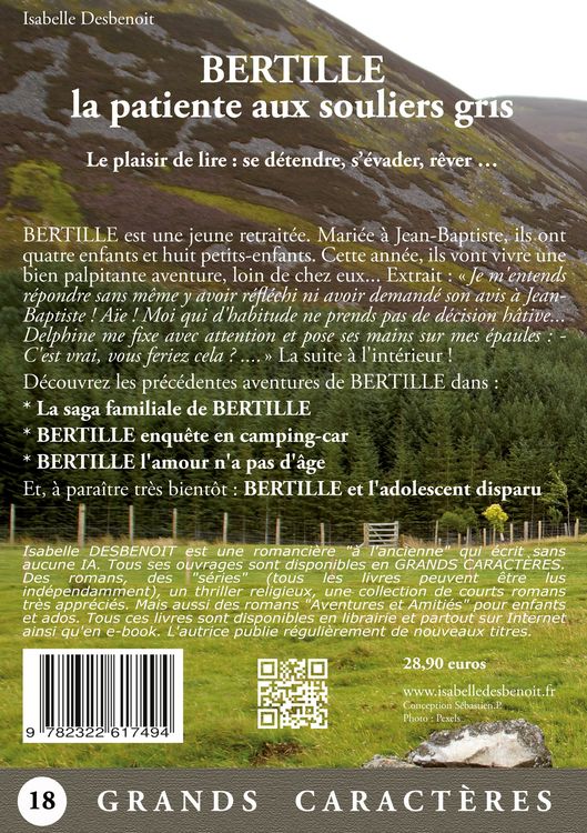 Produktbild: Bertille la patiente aux souliers gris