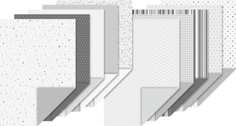 Produktbild: Motivkarton-Block | A4, 20 Blatt, anthrazit