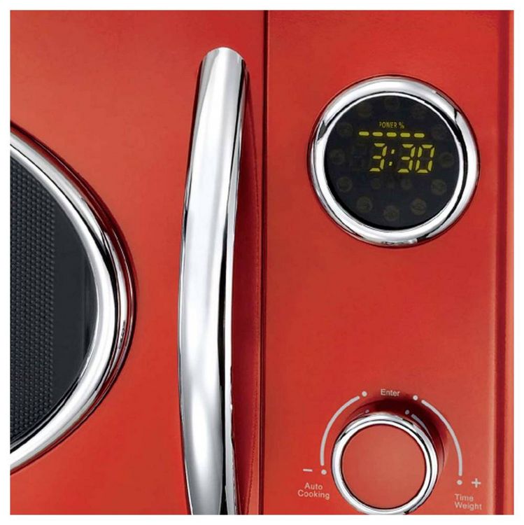 Produktbild: Melissa 16330129 Mikrowelle Chrom, Rot