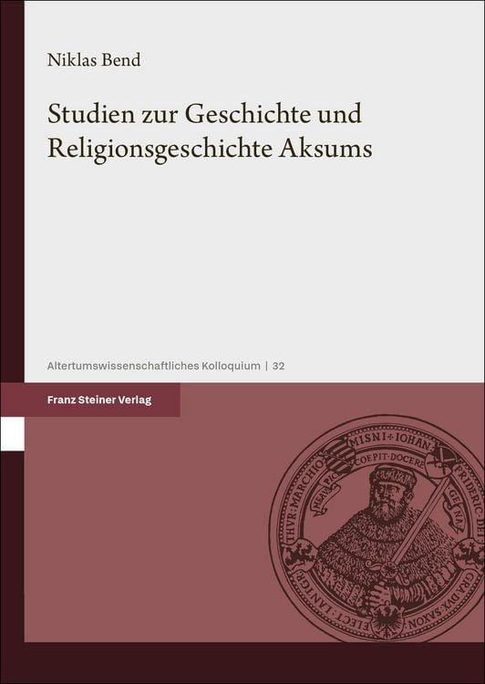 Produktbild: Studien zur Geschichte und Religionsgeschichte Aksums