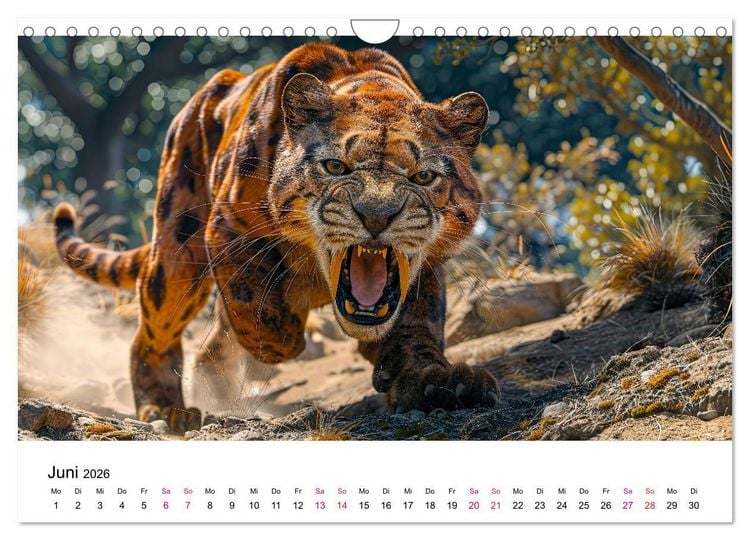Produktbild: Reise in die Urzeit (Wandkalender 2026 DIN A4 quer), CALVENDO Monatskalender