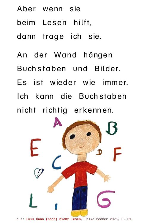 Produktbild: Luis kann (noch) nicht lesen
