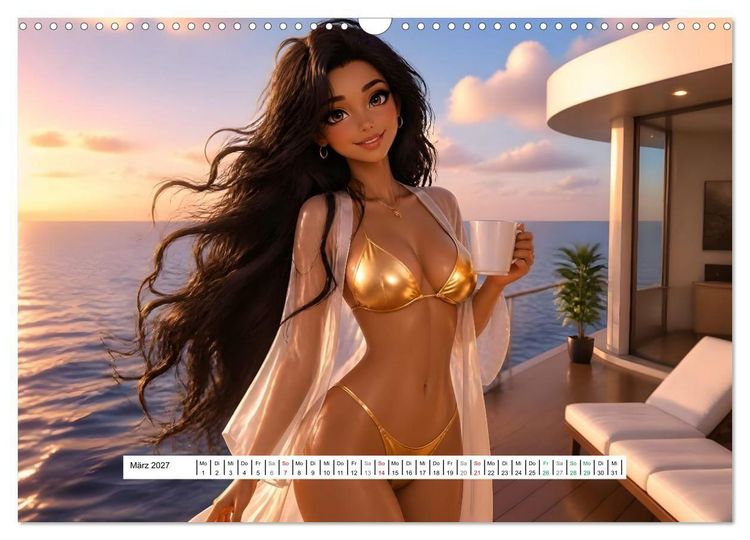 Produktbild: Valentina - Dort schlafen, wovon andere nur tr&auml;umen (Wandkalender 2027 DIN A3 quer), CALVENDO Monatskalender