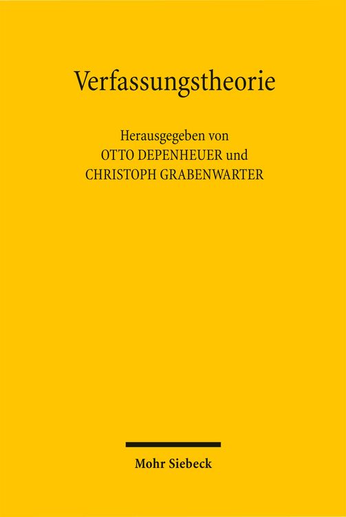 Produktbild: Verfassungstheorie