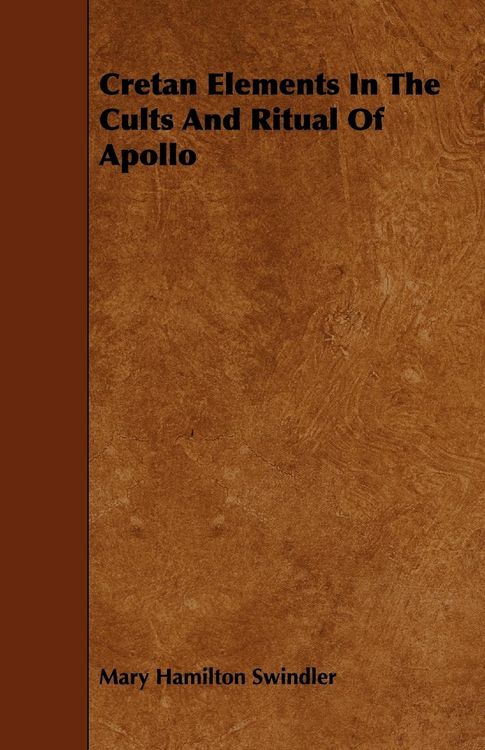 Produktbild: Cretan Elements in the Cults and Ritual of Apollo