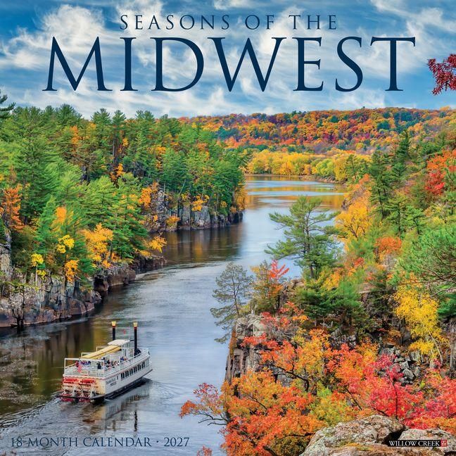 Produktbild: Seasons of the Midwest 2027 12 X 12 Wall Calendar