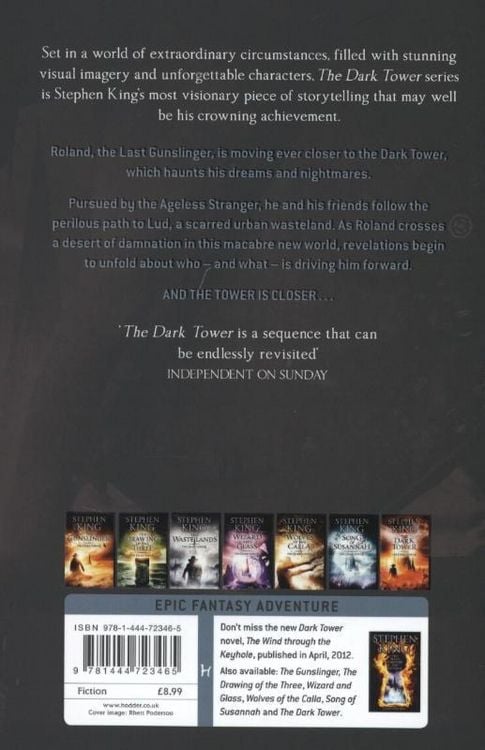 Produktbild: The Dark Tower 3. The Waste Lands