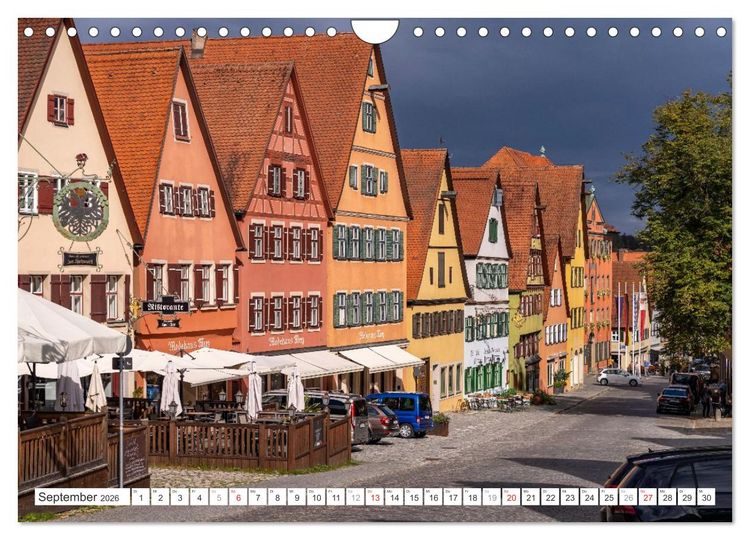Produktbild: Deutschlands sch&ouml;nste Altst&auml;dte - Bayern (Wandkalender 2026 DIN A4 quer), CALVENDO Monatskalender