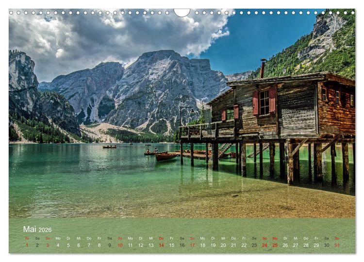 Produktbild: Dolomiten - Bezaubernde Giganten (Wandkalender 2026 DIN A3 quer), CALVENDO Monatskalender