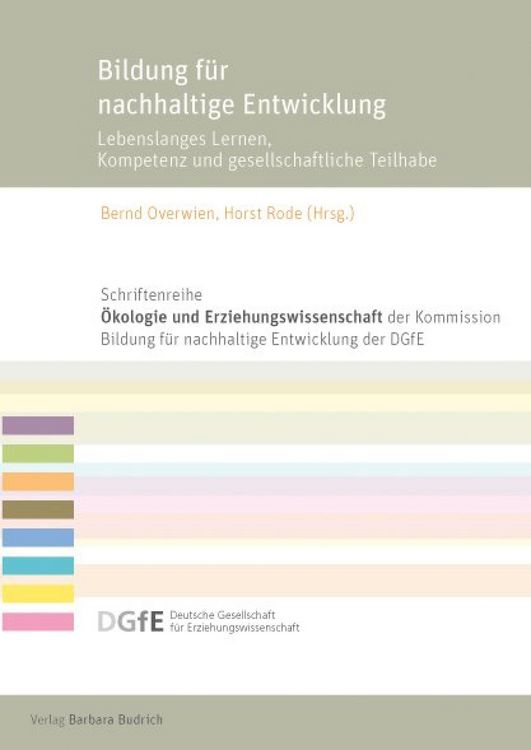Produktbild: Bildung f&uuml;r nachhaltige Entwicklung