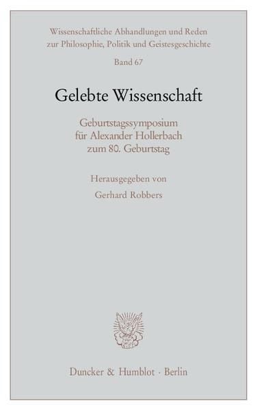 Produktbild: Gelebte Wissenschaft.