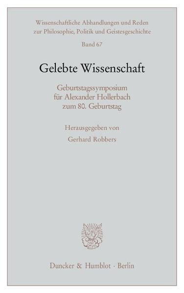 Produktbild: Gelebte Wissenschaft.