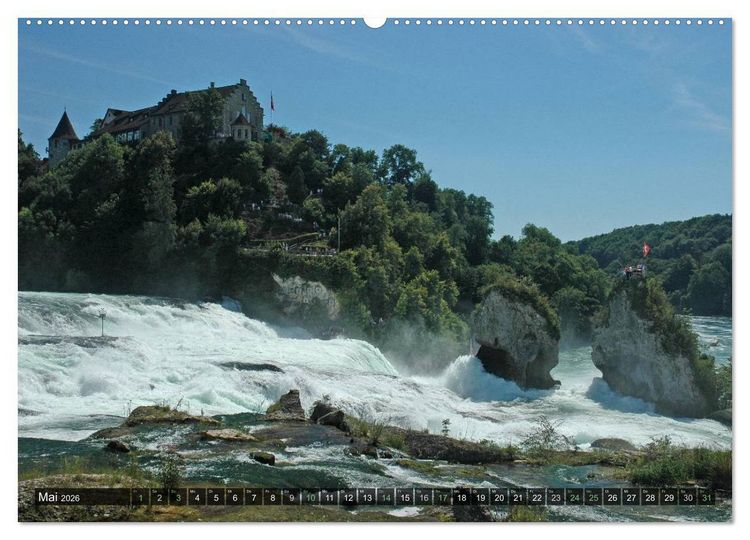 Produktbild: Wasserf&auml;lle der Welt 2026 (Wandkalender 2026 DIN A2 quer), CALVENDO Monatskalender