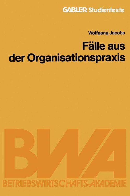 Produktbild: F&auml;lle aus der Organisationspraxis