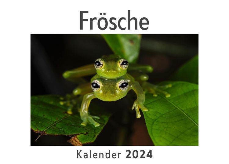 Produktbild: Fr&ouml;sche (Wandkalender 2024, Kalender DIN A4 quer, Monatskalender im Querformat mit Kalendarium, Das perfekte Geschenk)