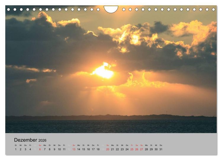 Produktbild: Ostfriesland an der Nordseek&uuml;ste (Wandkalender 2026 DIN A4 quer), CALVENDO Monatskalender