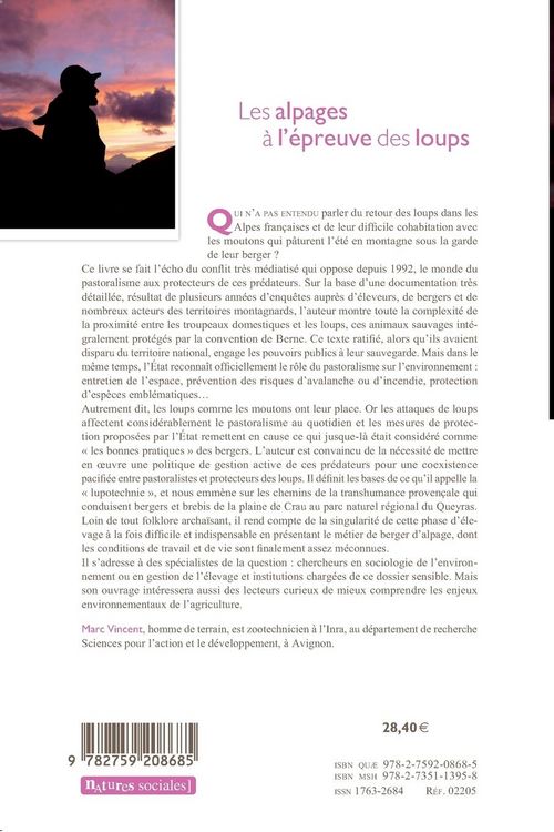Produktbild: Les alpages &agrave; l'&eacute;preuve des loups
