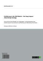Produktbild: Einf&uuml;hrung in die DIAS-Matrix - Die Deep Impact Advertising Strategy