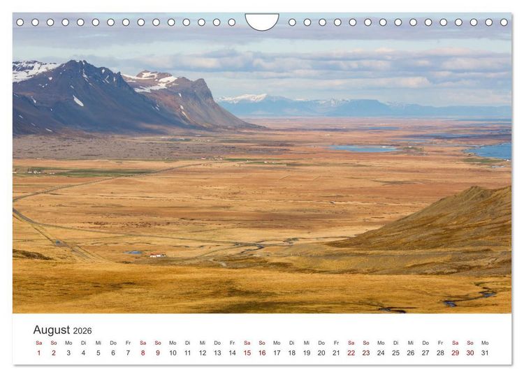 Produktbild: Island - Mehr als nur eine Insel. (Wandkalender 2026 DIN A4 quer), CALVENDO Monatskalender