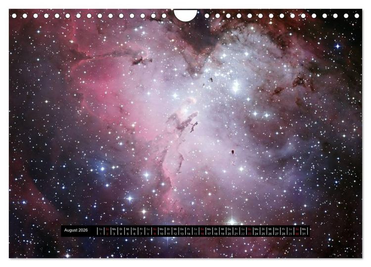 Produktbild: Planetarischer Nebel (Wandkalender 2026 DIN A4 quer), CALVENDO Monatskalender